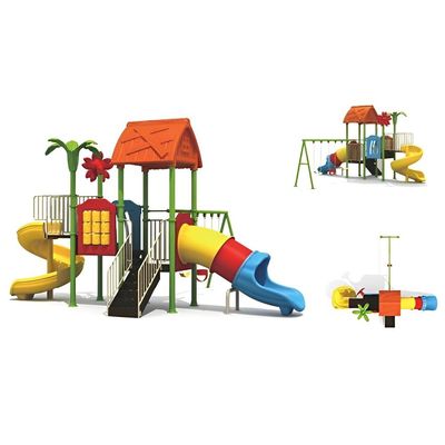 MYTS Pinokee Tube with curved slide and 3 swing with game playcenter for kids 